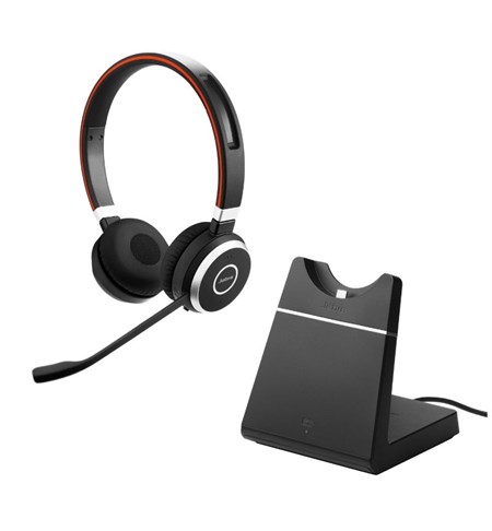 Jabra Evolve 65 - MS Teams, Stereo, USB-A Charging Stand